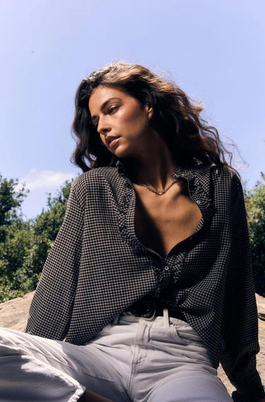 Black Pepper Amelie Shirt-Tops-Xirena-Debs Boutique